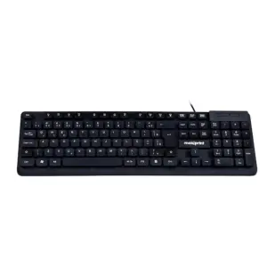 Teclado Maxprint Perfil Baixo USB 2.0 Teclas Flutuantes ABNT2 Preto TE-2001