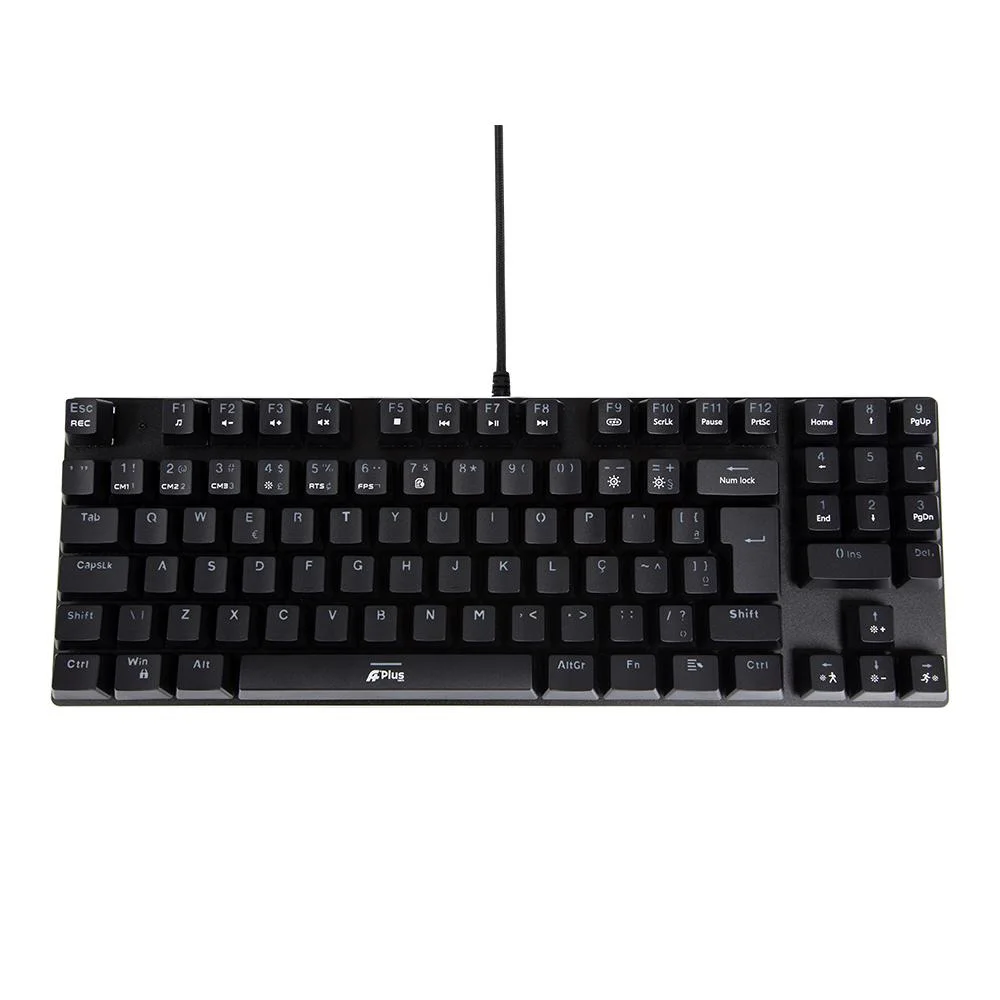 Teclado Mecânico A+ Tech Barak Rainbow Switch Outemu Brown ABNT2 AP-KB-3997