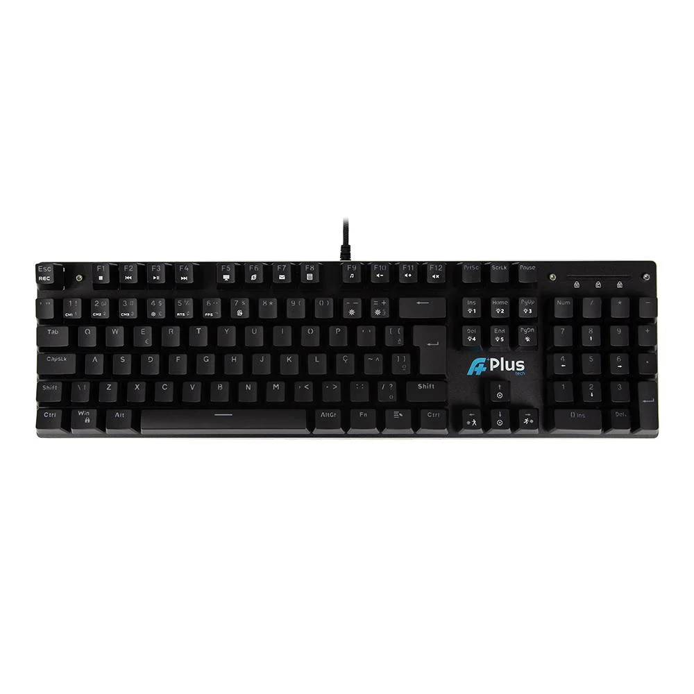 Teclado Mecânico A+ Tech Khan Rainbow Switch Outemu Brown ABNT2 AP-KB-3993