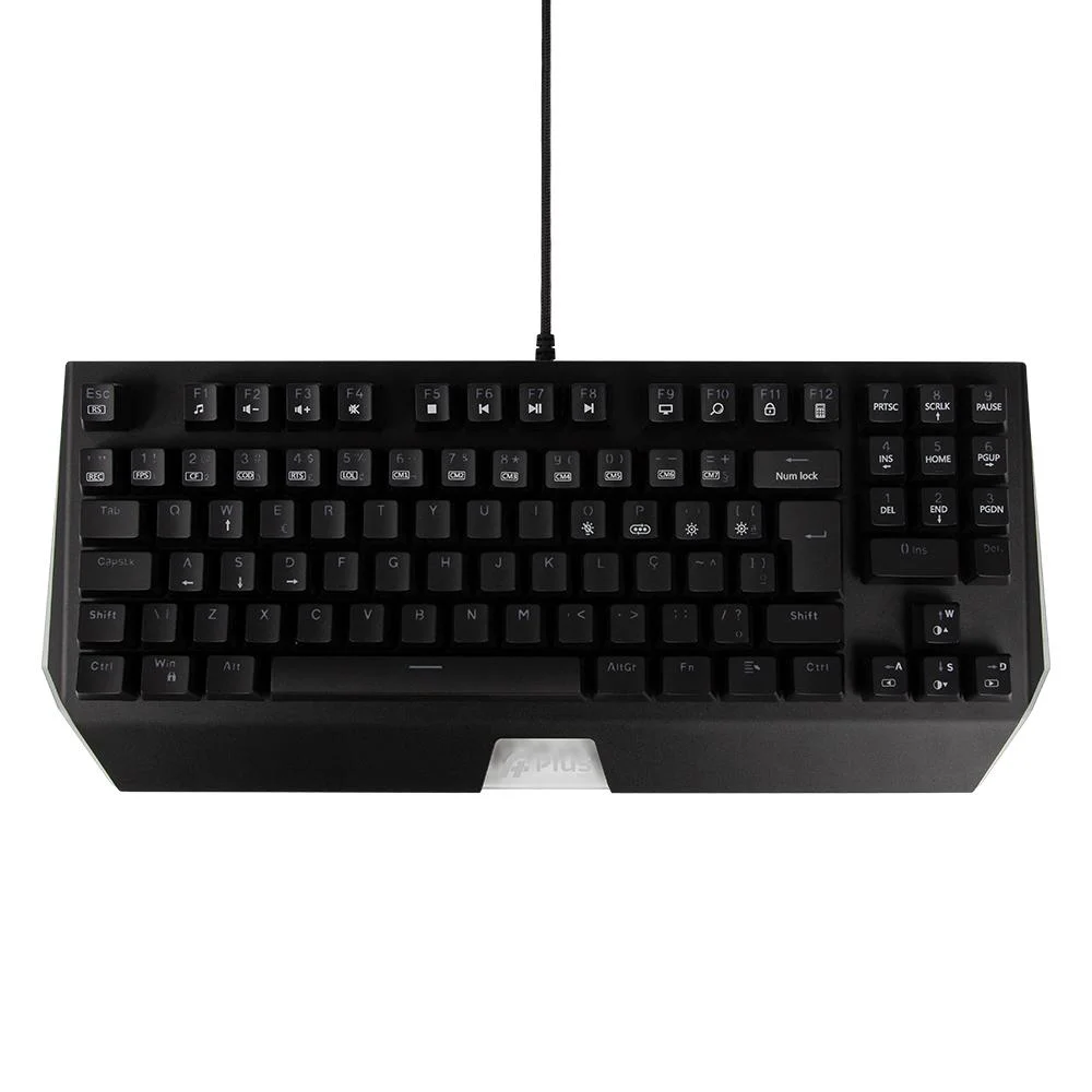 Teclado Mecânico A+ Tech Mizu Rainbow Switch Outemu Brown ABNT2 AP-KB-3988