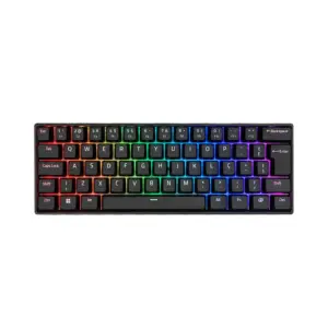 Teclado Gamer Mecânico Akko 3061S RGB Switch Orange ABNT2 Preto Teclado Gamer Mecânico Akko 3061S RGB Switch Orange ABNT2 Preto