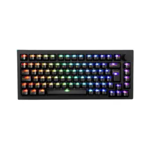 Teclado Gamer Mecânico Akko 5075S Clear Black RGB Switch Cream Yellow V3 Pro ABNT2 Teclado Gamer Mecânico Akko 5075S Clear Black RGB Switch Cream Yellow V3 Pro ABNT2