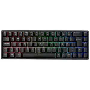 Teclado Gamer Mecânico Akko 3068B Plus Sem Fio Switch Blue Preto Teclado Gamer Mecânico Akko 3068B Plus Sem Fio Switch Blue Preto