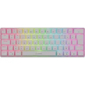 Teclado Gamer Mecânico Fortrek Gravity Air Compact Sem Fio Branco F002 Teclado Gamer Mecânico Fortrek Gravity Air Compact Sem Fio Branco F002