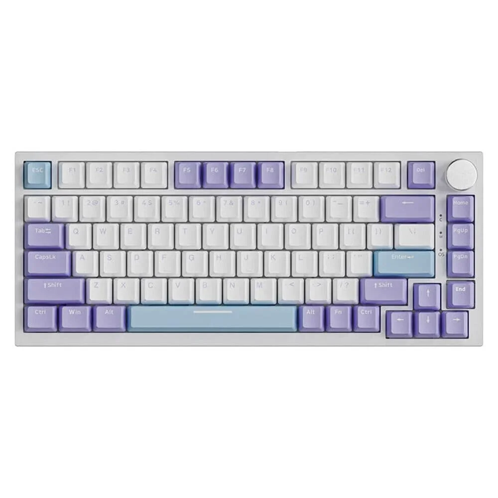 Teclado Gamer Mecânico Ajazz AK820 Switch Moon Layout US Anti-Ghosting Roxo
