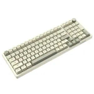 Teclado Gamer Mecânico Ajazz AK992 Retro Switch Vermelho Layout US Anti-Ghosting Branco Teclado Gamer Mecânico Ajazz AK992 Retro Switch Vermelho Layout US Anti-Ghosting Branco