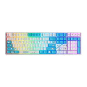 Teclado Gamer Mecânico Akko 5108B Plus Pochacco Blue RGB Switch Cream Blue V3 Pro ANSI Teclado Gamer Mecânico Akko 5108B Plus Pochacco Blue RGB Switch Cream Blue V3 Pro ANSI