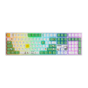 Teclado Gamer Mecânico Akko 5108B Plus Pochacco RGB Switch Cream Yellow V3 Pro ANSI Teclado Gamer Mecânico Akko 5108B Plus Pochacco RGB Switch Cream Yellow V3 Pro ANSI