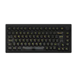 Teclado Gamer Mecânico Akko 5108B-Plus Demon Slayer Kamado Tanjirou RGB Bluetooth Switch Cream Yellow V3 Pro ANSI Preto Teclado Gamer Mecânico Akko 5108B-Plus Demon Slayer Kamado Tanjirou RGB Bluetooth Switch Cream Yellow V3 Pro ANSI Preto
