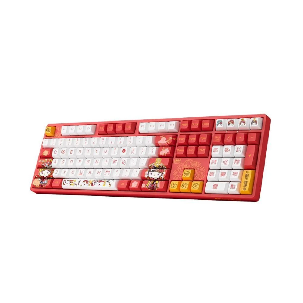 Teclado Gamer Mecânico Akko 5108S Hello Kitty Peking Opera RGB Switch Akko Sakura ANSI 692575861823