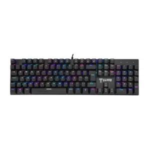 Teclado Gamer Mecânico Clanm King RGB Switch Vermelho Preto CL-TK87 Teclado Gamer Mecânico Clanm King RGB Switch Vermelho Preto CL-TK87
