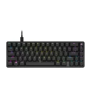 Teclado Gamer Óptico Corsair K65 Pro Mini RGB Switch OPX AXON Preto CH-91A401A-NA Teclado Gamer Óptico Corsair K65 Pro Mini RGB Switch OPX AXON Preto CH-91A401A-NA