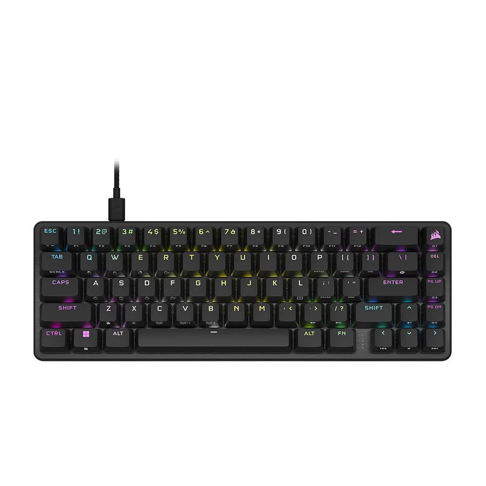 Teclado Gamer Óptico Corsair K65 Pro Mini RGB Switch OPX AXON Preto CH-91A401A-NA