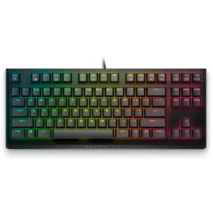 Teclado Gamer Mecânico Dell Alienware AW420K TKL RGB Switch Cherry MX Vermelho Preto 580-BBJZ Teclado Gamer Mecânico Dell Alienware AW420K TKL RGB Switch Cherry MX Vermelho Preto 580-BBJZ