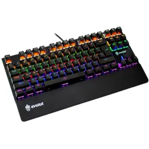 Teclado Gamer Mecânico Evolut Assault Switch Content Blue ANSI EG-204RB Teclado Gamer Mecânico Evolut Assault Switch Content Blue ANSI EG-204RB