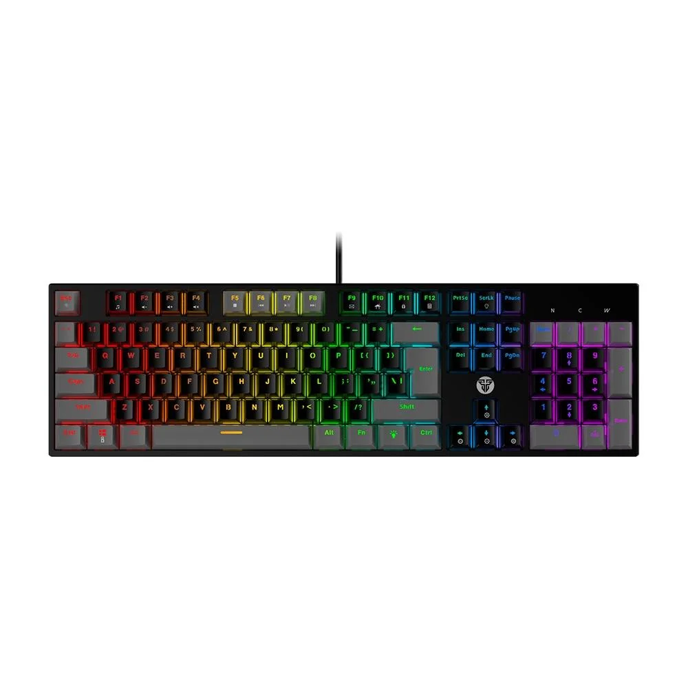Teclado Gamer Mecânico Fantech ATOM88 RGB Switch Azul Preto MK886