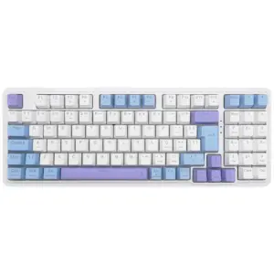 Teclado Gamer Mecânico Redragon Gloria Pro RGB Sem Fio Switch Bumblebee Branco e Azul K664WBP-RGB-PRO Teclado Gamer Mecânico Redragon Gloria Pro RGB Sem Fio Switch Bumblebee Branco e Azul K664WBP-RGB-PRO