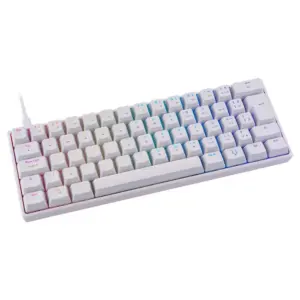 Teclado Gamer Mecânico Husky Blizzard 60% RGB Switch Gateron Red ABNT2 Branco HTG001BRVR Teclado Gamer Mecânico Husky Blizzard 60% RGB Switch Gateron Red ABNT2 Branco HTG001BRVR