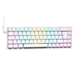Teclado Gamer Mecânico Husky Hailstorm 65% RGB Switch Gateron Brown ABNT2 Branco HTG002BRMA Teclado Gamer Mecânico Husky Hailstorm 65% RGB Switch Gateron Brown ABNT2 Branco HTG002BRMA