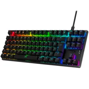 Teclado Gamer Mecânico HyperX Alloy Origins Core RGB Switch HyperX Red ABNT2 Preto 4P5P3A2#AC4 Teclado Gamer Mecânico HyperX Alloy Origins Core RGB Switch HyperX Red ABNT2 Preto 4P5P3A2#AC4
