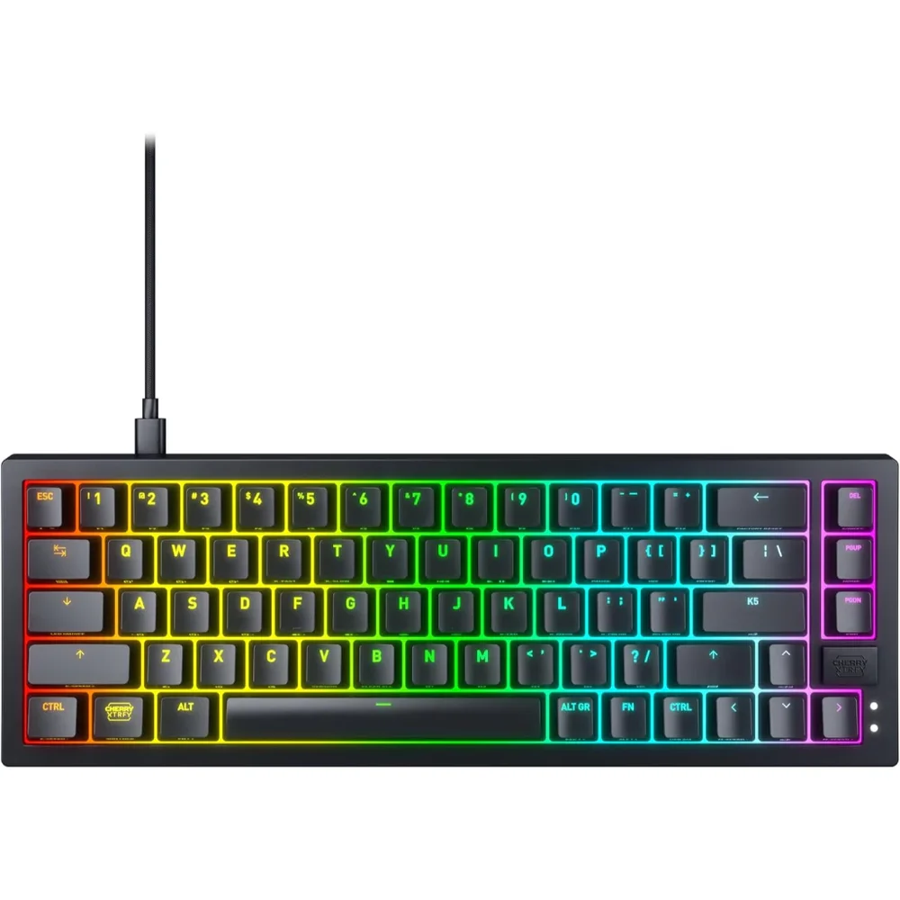 Teclado Gamer Mecânico Cherry Xtrfy K5V2 Layout US Preto
