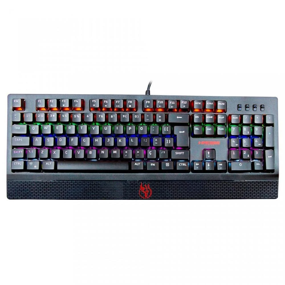 Teclado Gamer Mecânico Kross Thunder Switch Blue ABNT2
