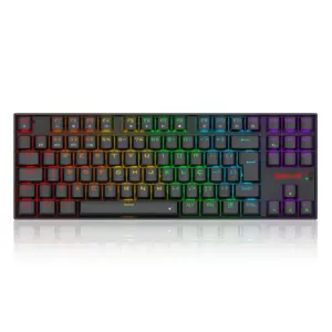Teclado Gamer Mecânico Redragon Kumara Elite RGB Sem Fio Switch Brown Preto K552-KRS Teclado Gamer Mecânico Redragon Kumara Elite RGB Sem Fio Switch Brown Preto K552-KRS