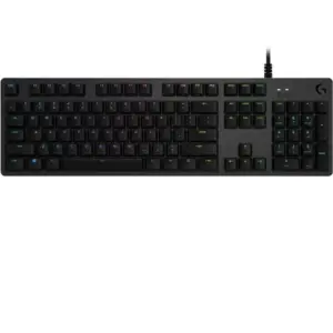 Teclado Mecânico Logitech G512 Carbon Gamer RGB Lightsync USB Full-Size Switch Brown ABNT2 Preto Teclado Mecânico Logitech G512 Carbon Gamer RGB Lightsync USB Full-Size Switch Brown ABNT2 Preto