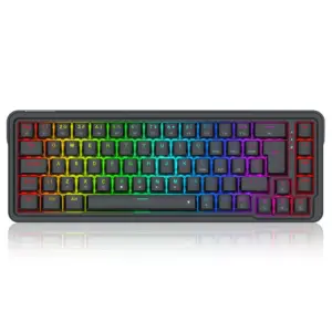 Teclado Gamer Mecânico Dragon Chant Nova RGB Switch Linear Preto K709-RGB Teclado Gamer Mecânico Dragon Chant Nova RGB Switch Linear Preto K709-RGB