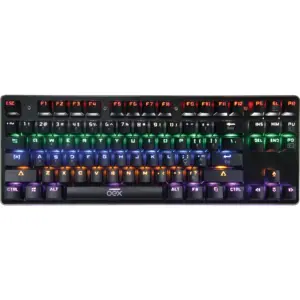 Teclado Gamer Mecânico OEX Spectrum LED RGB Switch Blue Anti-Ghosting ABNT Preto TC602 Teclado Gamer Mecânico OEX Spectrum LED RGB Switch Blue Anti-Ghosting ABNT Preto TC602