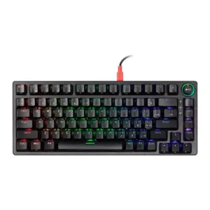 Teclado Gamer Mecânico PCYes RASEC 75% RGB Switch Gateron Blue ABNT2 TWGBLRGB Teclado Gamer Mecânico PCYes RASEC 75% RGB Switch Gateron Blue ABNT2 TWGBLRGB