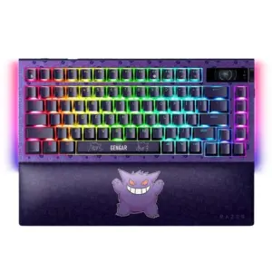 Teclado Gamer Mecânico Razer Blackwidow V4 Pro 75% Gengar Edition RGB ANSI Teclado Gamer Mecânico Razer Blackwidow V4 Pro 75% Gengar Edition RGB ANSI