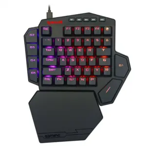 Teclado Gamer Mecânico Redragon Diti (Uma Mão) RGB Switch Outemu Blue K585 Teclado Gamer Mecânico Redragon Diti (Uma Mão) RGB Switch Outemu Blue K585