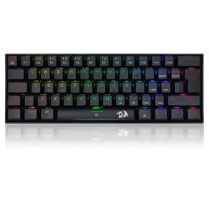 Teclado Gamer Mecânico Redragon Dragonborn RGB Switch Brown Preto K630RGB-1 Teclado Gamer Mecânico Redragon Dragonborn RGB Switch Brown Preto K630RGB-1