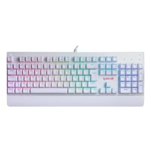 Teclado Gamer Mecânico Redragon Kala RGB Switch DIY Outemu Blue ABNT2 Branco K557W Teclado Gamer Mecânico Redragon Kala RGB Switch DIY Outemu Blue ABNT2 Branco K557W
