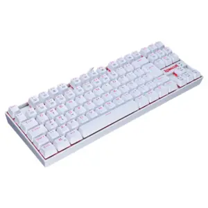 Teclado Gamer Mecânico Redragon Kumara Anti-Ghosting LED Vermelho Switch Outemu Blue ABNT2 Branco K552W-2 (PT-BLUE) Teclado Gamer Mecânico Redragon Kumara Anti-Ghosting LED Vermelho Switch Outemu Blue ABNT2 Branco K552W-2 (PT-BLUE)