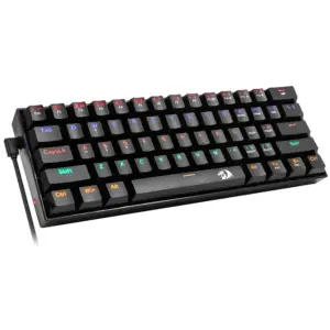 Teclado Gamer Mecânico Redragon Lakshmi LED Rainbow Switch Outemu Red ABNT2 Preto K606R Teclado Gamer Mecânico Redragon Lakshmi LED Rainbow Switch Outemu Red ABNT2 Preto K606R