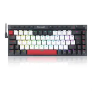 Teclado Mecânico Redragon Magic Wand Gamer RGB Switch Brown Preto e Vermelho Teclado Mecânico Redragon Magic Wand Gamer RGB Switch Brown Preto e Vermelho