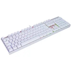 Teclado Gamer Mecânico Redragon Mitra RGB Switch Black Branco Teclado Gamer Mecânico Redragon Mitra RGB Switch Black Branco