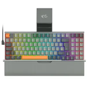 Teclado Gamer Mecânico Redragon Olaf RGB Switch Brown Dust-Proof ABNT2 K648GG-RGB