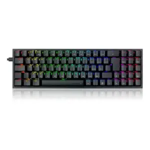 Teclado Gamer Mecânico Redragon Pollux 75% RGB Switch Blue ABNT2 Preto K628-RGB-B (PT-BLUE)