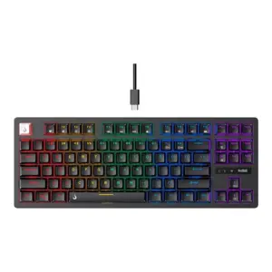 Teclado Gamer Mecânico Rise Mode GM2 Pro RGB Switch Outemu Blue Preto RM-TCM-GM2-BBLUE