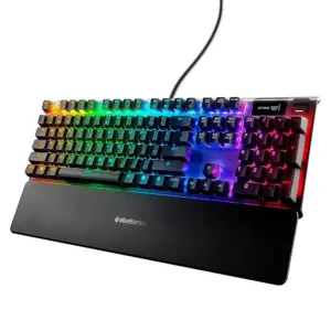 Teclado Gamer Magnético Steelseries Apex Pro RGB Switch OmniPoint Layout US Preto 64626 Teclado Gamer Magnético Steelseries Apex Pro RGB Switch OmniPoint Layout US Preto 64626