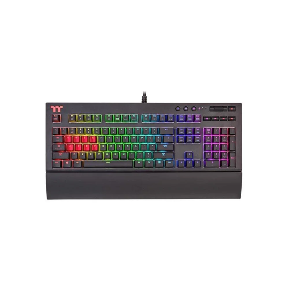 Teclado Gamer Mecânico Thermaltake X1 RGB Switch Cherry MX Blue ABNT2 KB-TPX-BLBRPB-01
