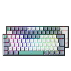 Teclado Gamer Mecânico Opsshopping Mini 61 Teclas RGB Retroiluminação K500-B61 Teclado Gamer Mecânico Opsshopping Mini 61 Teclas RGB Retroiluminação K500-B61