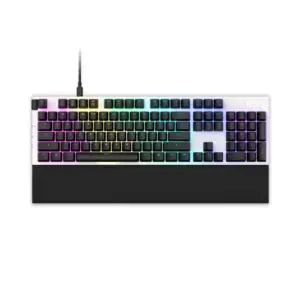Teclado Gamer Mecânico NZXT Function RGB Switch Vermelho Layout US Branco Teclado Gamer Mecânico NZXT Function RGB Switch Vermelho Layout US Branco