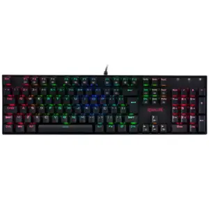 Teclado Gamer Mecânico Redragon Mitra RGB Switch Outemu Brown Preto K551