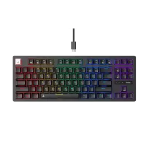 Teclado Gamer Mecânico Rise Mode GM2 Pro RGB Switch Outemu Red Preto RM-TCM-GM2-BRED