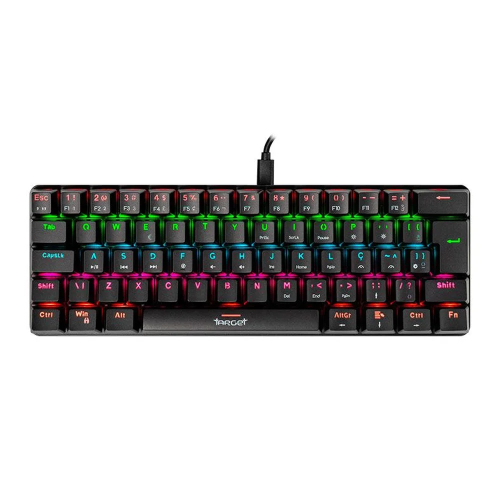 Teclado Gamer Mecânico Sherman Mini Switch Blue