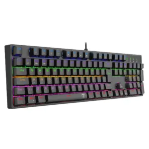 Teclado Gamer Mecânico T-Dagger Rebel Rainbow Switch Brown Dust-Proof Preto T-TGK328-BR Teclado Gamer Mecânico T-Dagger Rebel Rainbow Switch Brown Dust-Proof Preto T-TGK328-BR